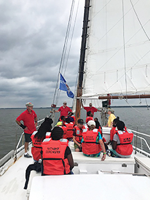 Oxford Kids Camp to Sail on a Skipjack