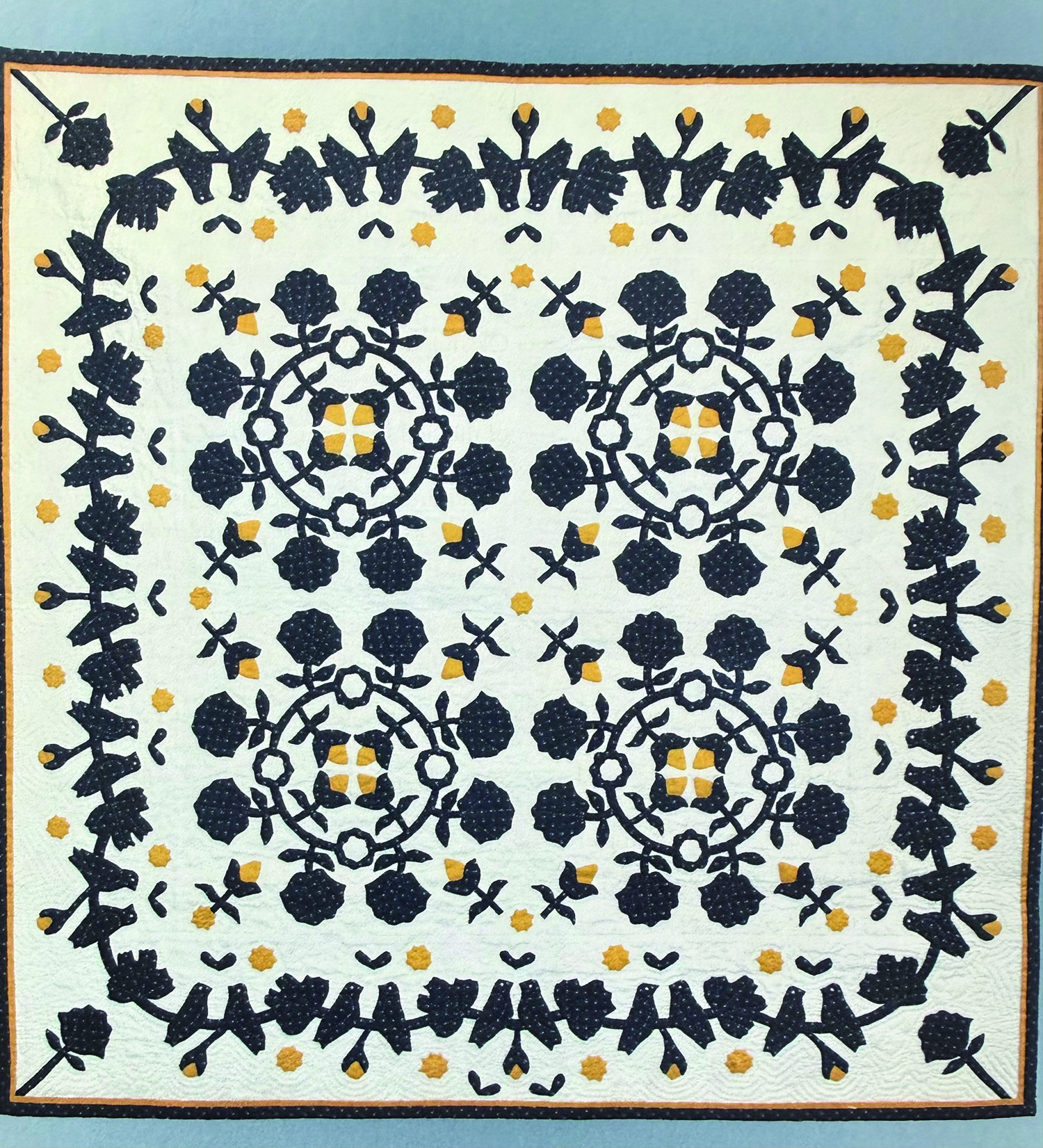 Nineteenth Century Blues Quilt Exhibit